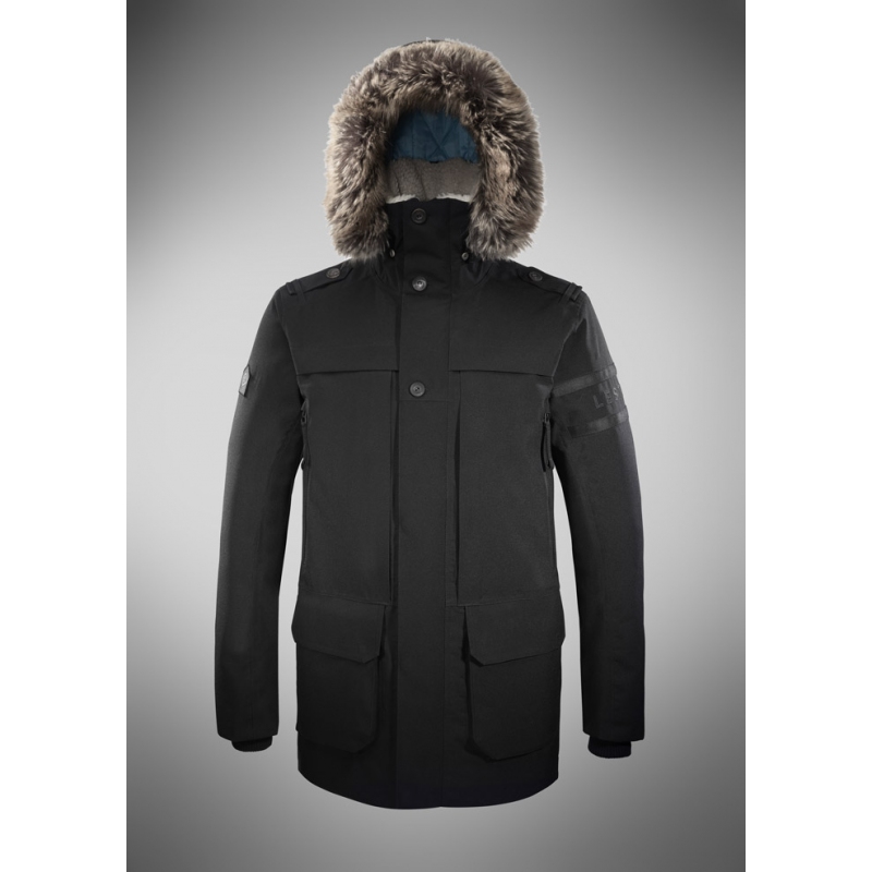 parka huilé homme