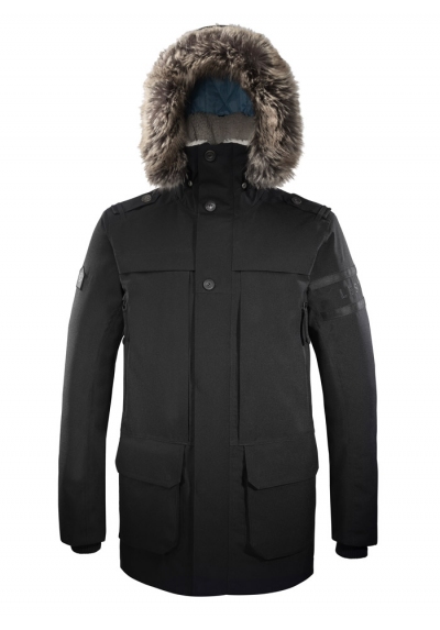 parkas noir homme