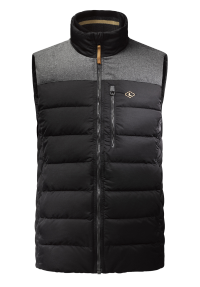 Gilet Sans Manches Matelassé Homme - Doudoune Légère, Coupe-vent, Isolante - Avec Col Montant Et Poches Zippées - Pour Sport, Randonnée, Ville