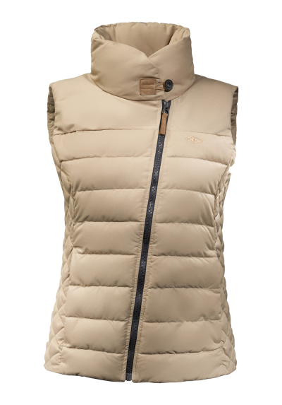 gilet beige sans manche