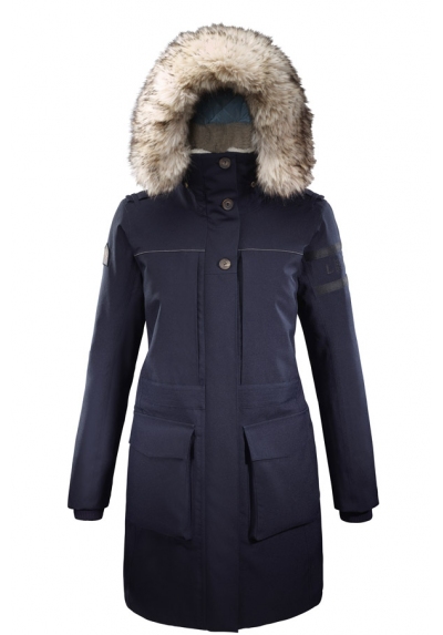 PARKA chaude femme Cosy Wool marine - Lestra Outdoor